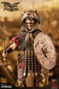 Figuras de acción HHMODEL 1/12 Eagle Flagman soldados romanos medievales guerreros 6 pulgadas - Imagen 1 de 16
