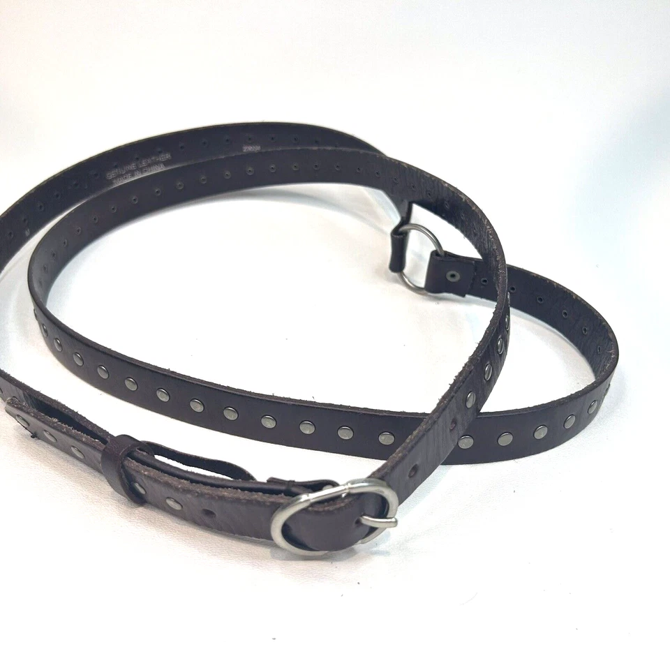 # Sz Medium SILPADA Designs Double Wrap Brown Leather Belt with Studs, Studded - Image 1 of 4