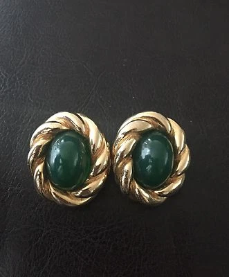 Pendientes verdes Kenneth Jay Lane KJL Foto 1 de 4