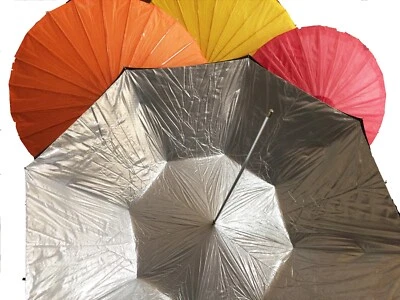 Photogenic Eclipse 50" Silver Reflector Photographers Umbrella Ex condition - Image 1 of 3