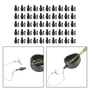 50x Inline Method Feeders Connecteur Carp Fishing Method Feeder Connector - Photo 1/10