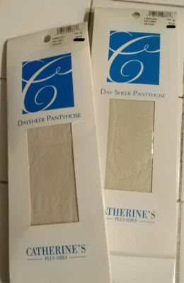2 pantimedias Catherine's talla C nuevas en paquete día transparentes lino #12 MAR371 Foto 1 de 4