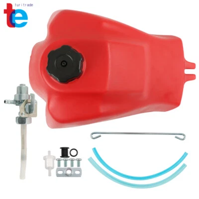 Fuel Tank w/ Cap Petcock For Honda 185 185S 200 200S 200M 200E 200ES Big Red Atc - Image 1 of 4