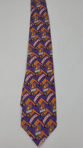 NBA Phoenix Suns Team Neck Tie (Block Pattern) Cover
