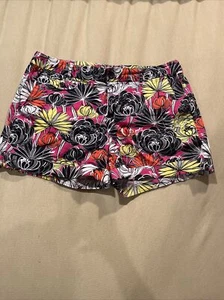 Banana Republic Women’s Bright Floral Cuffed Short 6 - Picture 1 of 7