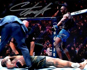 Israel Adesanya autographed 8x10 photo UFC JSA COA Style Bender - Picture 1 of 2