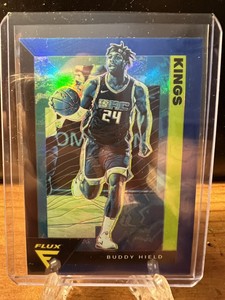 Buddy Hield - Kings - 2020-21 Flux Blue Prizm No.155
