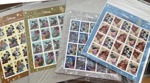 LOT 4 Bogen Disney USA Briefmarken * neu * versiegelt - Bild 1 von 5