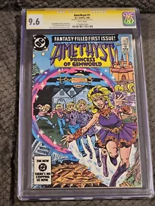 Ametista Principessa di Gemworld #1 CGC 9.6 SS Firmato PARIS CULLINS 1985 1° App - Foto 1 di 3