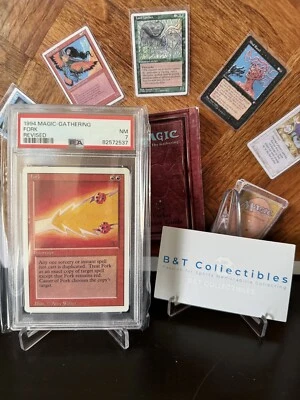 1994 Magic The Gathering Revised Fork PSA 7 NM Low POP RARE! 🔥🔥 - Image 1 of 2