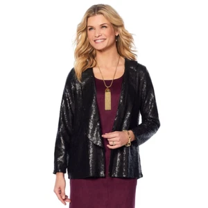Slinky Brand Sequin Blazer 642062-R - Picture 1 of 3