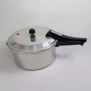 Vintage Mirro Magic 6qt Schnellkochtopf Jiggler leicht gebraucht Untersetzer - Bild 1 von 6