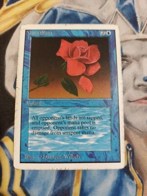 Mana Short MTG Unlimited Rare Blue Instant Heavily Played x1 GG1 - Image 1 of 4