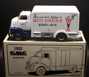 First Gear 52 1952 GMC Insulated Van West Virginia Beer Ale Brewing 19-1243 1:34 - Picture 1 of 4