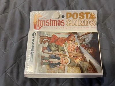 PACK DE 25 POSTALES VINTAGE NUEVAS EVERGREEN PRESS NAVIDAD LOS VILLANCICOS Foto 1 de 4