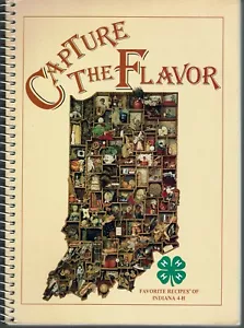 Capture the Flavor 1985 Indiana 4-H Blue Ribbon Recipes 1984 IN State Fair Rare - Picture 1 of 2