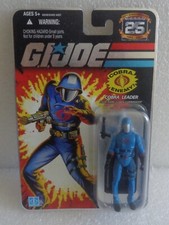 NEW MOC 2007 HASBRO GI JOE 25TH ANNIVERSARY COBRA COMMANDER LEADER FOIL CARD