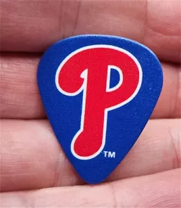 "P"" púquilla de guitarra MLB Philadelphia Phillies "P" pasador o corbata - Imagen 1 de 2