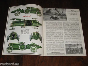 Coupe de l'Auto Sunbeams 1911-1913 illust booklet Profile 37 FREE POST AUSTRALIA - Picture 1 of 3