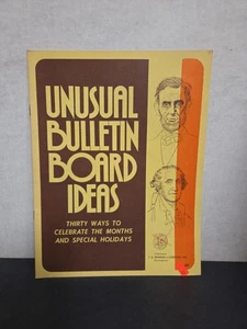 Vintage UNUSED 1972 Unusual Bulletin Board Ideas-30 Ways To Celebrate The Months - Picture 1 of 6