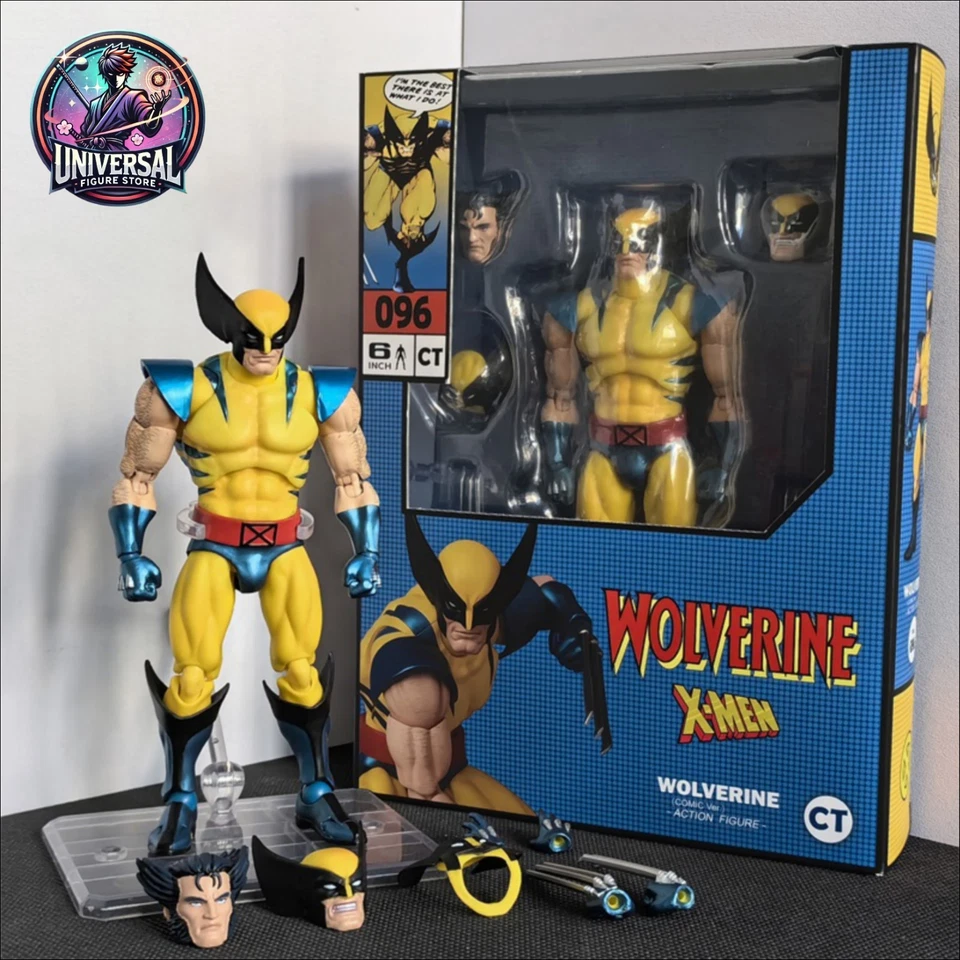 Wolverine Action Figure CT Toys Mafex 096 - NUOVO - Statua Da Collezione Marvel - Immagine 1 di 4