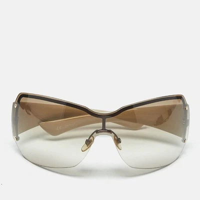 Gafas de sol Gucci marrón degradado GG1825S monograma protector Foto 1 de 4