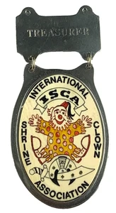 ISCA International Shrine Clown Association Schatzmeister Medaillon Knochen? B3 - Bild 1 von 2