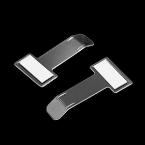 2PCS Transparent Car Vehicle Parking Ticket Receipt Permit Card Holder Clip _pu - Picture 1 of 8