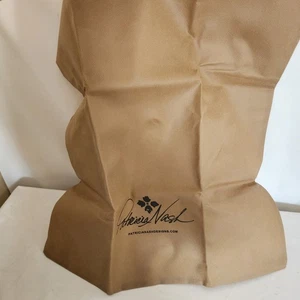 Bolso de Mano Patricia Nash Antipolvo 1 Grande 21x23 Marrón Tela Logo Diseño Protege - Imagen 1 de 1