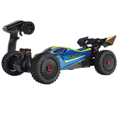 Arrma TYPHON 4X4 223S BLX Brushless 1/8 RTR con DSC, Blu - Buggy Elettrico - Immagine 1 di 4