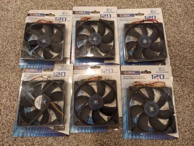 Kingwin CF-012LB 120 x 120 X 25 mm Long Life Bearing Case Fan (6 Fans Total) - Image 1 of 2
