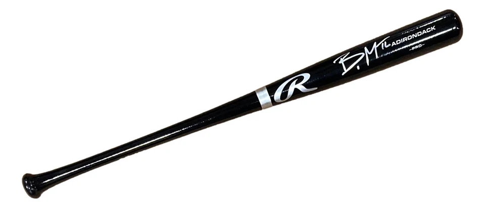 Brandon Marsh Philadelphia Phillies Signed Black Rawlings Adirondack Bat JSA ITP - Image 1 of 4