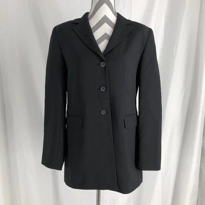 Blazer Benetton EE. UU. Mujer 3 Botones Negro Talla 11 Foto 1 de 4