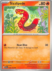 Sizzlipede 036/162 SV05 Temporal Forces Pokemon 007799 - Picture 1 of 2