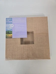 Künstler Loft Deko Sackleinen Schattenkasten Neu - Bild 1 von 4