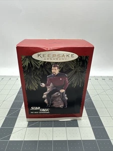 Vintage 1996 Hallmark Keepsake Ornament Star Trek The Next Generation Commander Data - Bild 1 von 11