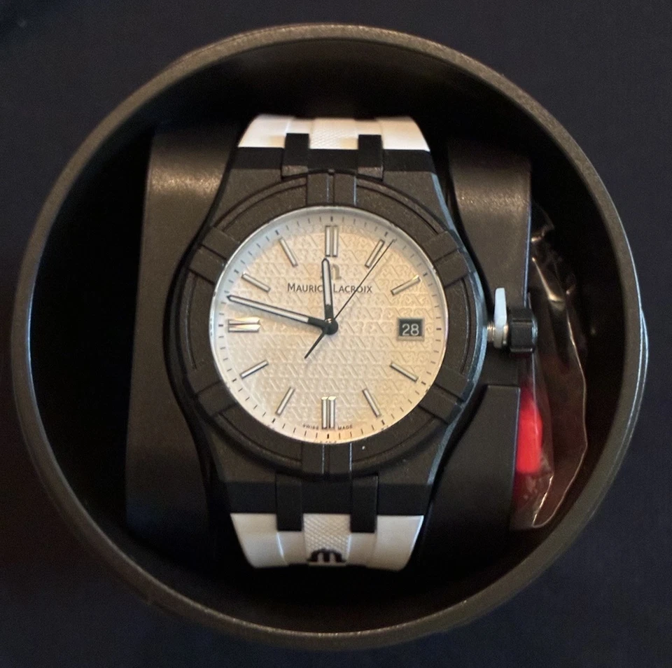 Maurice Lacroix Men's Aikon #Tide 40mm Quartz Watch AI2008 - Choice of Color - Image 1 of 4