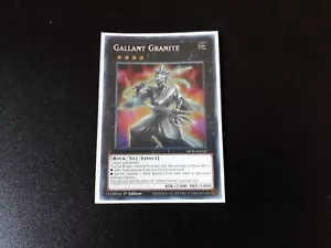 Yugioh | Gallant Granite | MP20 | 1st Edition | Secret Rare | Near Mint (NM) - Picture 1 of 1