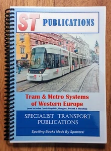 Tram & Metro Systems Western Europe (7th Ed) ST Publications Spiral Bound book - Bild 1 von 1