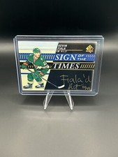 2019-20 SPA Kevin Fiala Sign of the Times Gold INK INSCRIBED AUTO /49