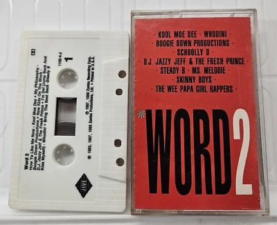 WORD 2 - VARIOUS ARTISTS (Cassette, 1988, Jive/RCA/BMG) 1105-4-J - Rap Hip Hop - Image 1 of 2