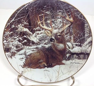 Pride of the Wilderness Winter Stag Danbury Mint Plate - Bild 1 von 5