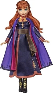 Disney Frozen 2 Singing Anna Fashion Doll with Music Wearing a Purple Dress New - Picture 1 of 5