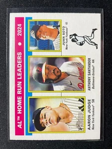 2025 Topps Heritage Aaron Judge/Anthony Santander/Juan Soto AL HR Leaders #194!! - Picture 1 of 1