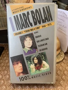 Marc Bolan Volume 1 VHS there was a time 1968 - 1973 100 percent music video - Picture 1 of 4