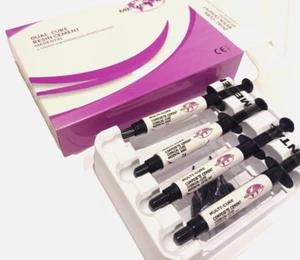 Resincem Medental: Cemento Resina Doble Curación para Cementación Permanente Kit de 4 Syr - Imagen 1 de 4