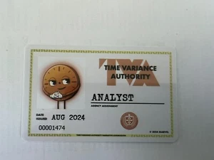 D23 2024 EXPO DISNEY Marvel TVA Agencia Analista Asignación Tarjeta de Identificación - Imagen 1 de 1