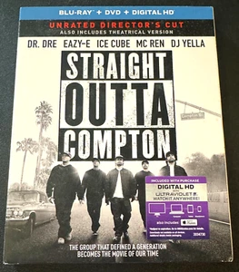 Straight Outta Compton - UR Director's Cut (Blu-ray + DVD, 2016, 2-Disc Set) NEW - Picture 1 of 4