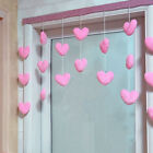 Heart Shaped Furry Plush Door Curtain Cute Sweet Baby Room Teen Girls Decor