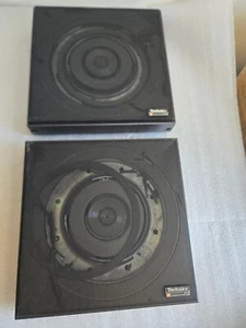 2x Technics SB-R100 Honeycomb Disc Loudspeaker Speaker NEED REFOAM! - Picture 1 of 15